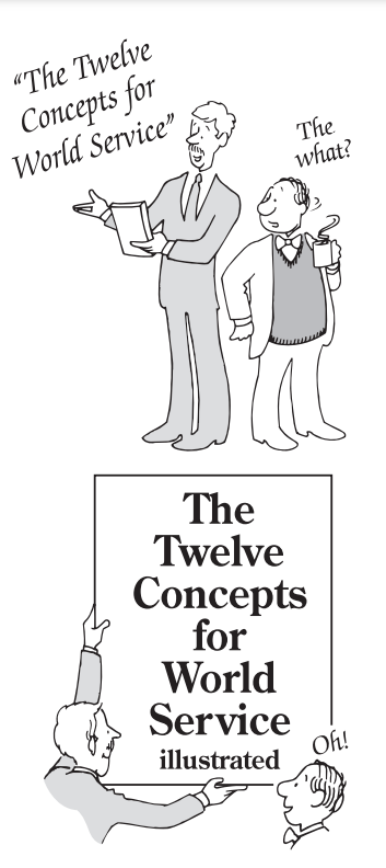 P-8 The Twelve Concepts for World Service Illustrated